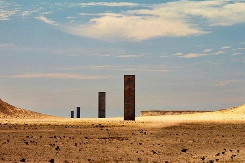 Qatar West Coast tour, Zekreet, Richard Serra Sculpture, Mushroom Rock Formation 2