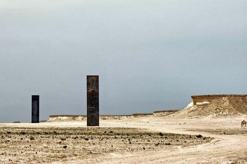 Qatar West Coast tour, Zekreet, Richard Serra Sculpture, Mushroom Rock Formation 3