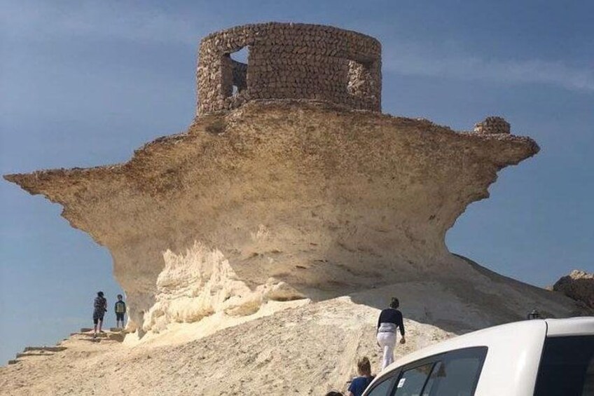 Qatar West Coast tour, Zekreet, Richard Serra Sculpture, Mushroom Rock Formation 2
