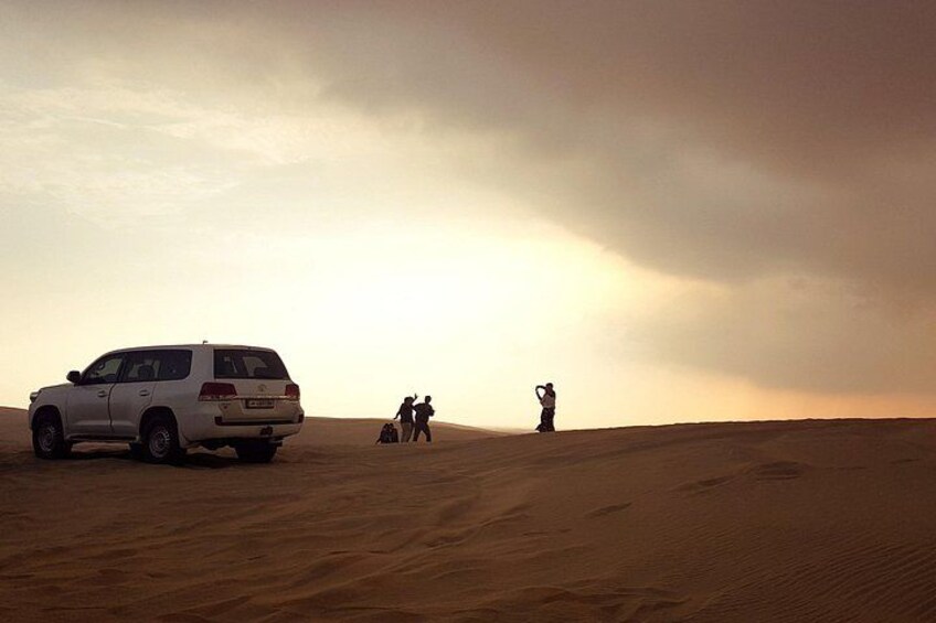 Doha: Desert Safari With Quad bike ,Camel Ride And Sand Boarding 5