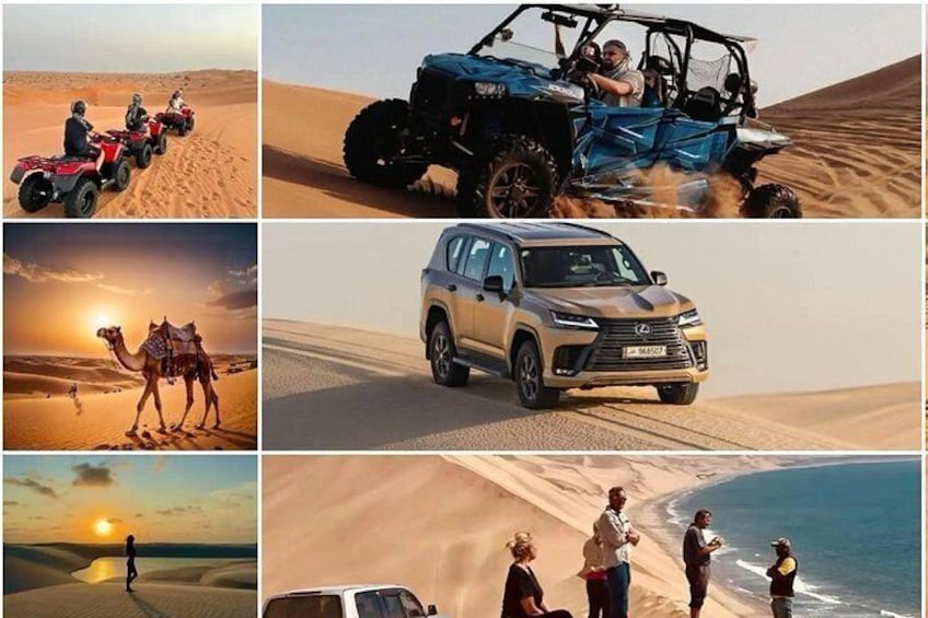Doha: Desert Safari With Quad bike ,Camel Ride And Sand Boarding 1