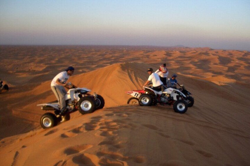 Doha: Desert Safari With Quad bike ,Camel Ride And Sand Boarding 2