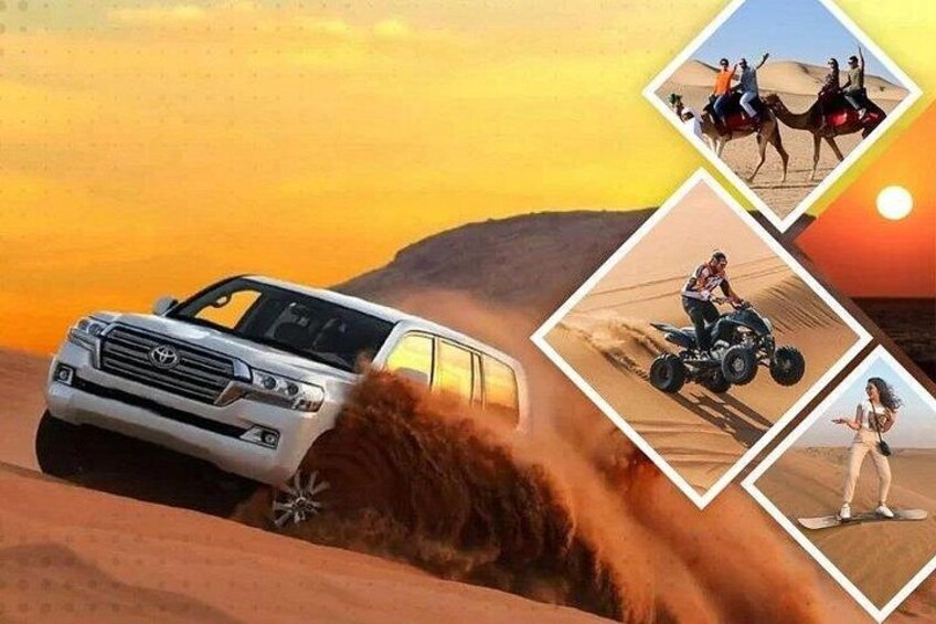 Doha : Half Day Desert Safari With SandBoarding and Camel Ride 1