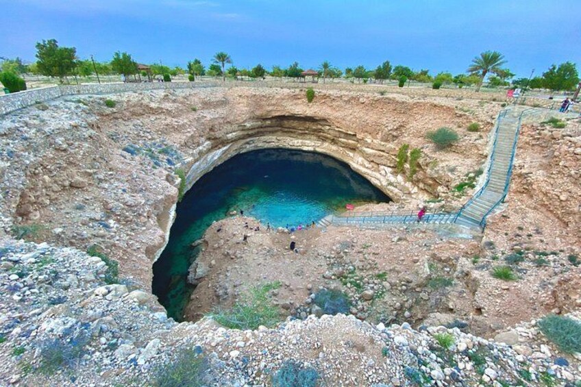Wadi Shab and Bimmah Sinkhole Group Full Day Tour 2