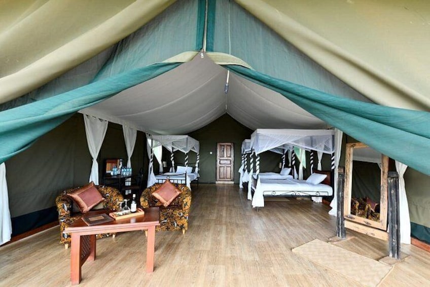 Inside the tents 2