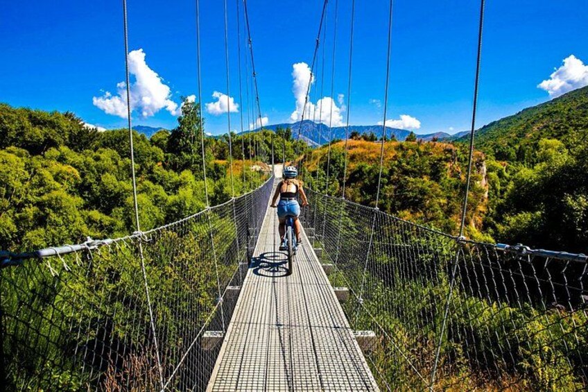 bike ride the Twin River trail into the famous Gibbston Valley wine region. 1