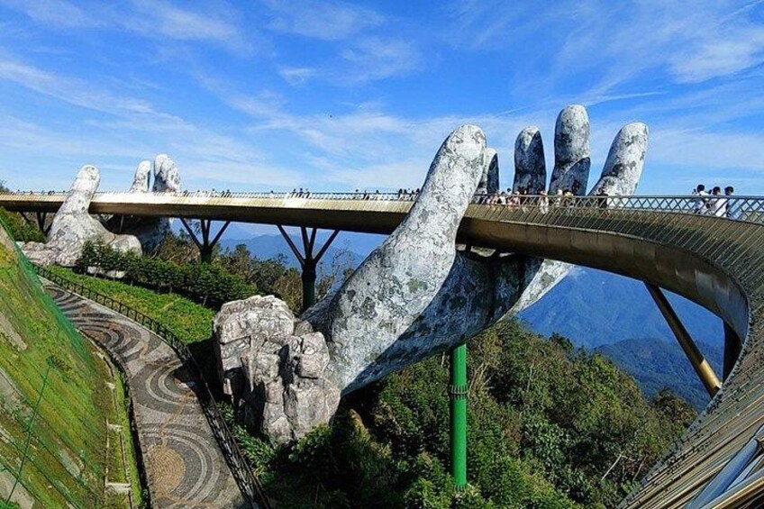 Golden Bridge - Monkey Mountain- Marble Mountains - Dragon Bridge 1