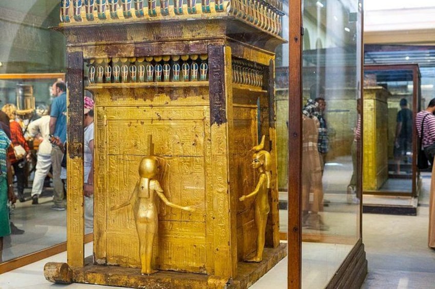 Ancient artifacts in the Egyptian museum 3