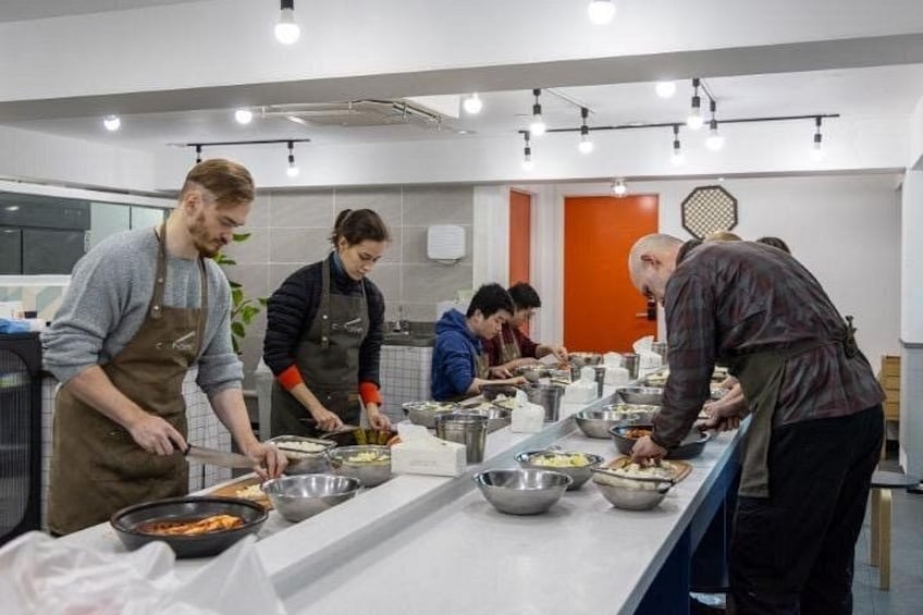 Korean Kimchi Making Day Experience with a Local Market Tour 1