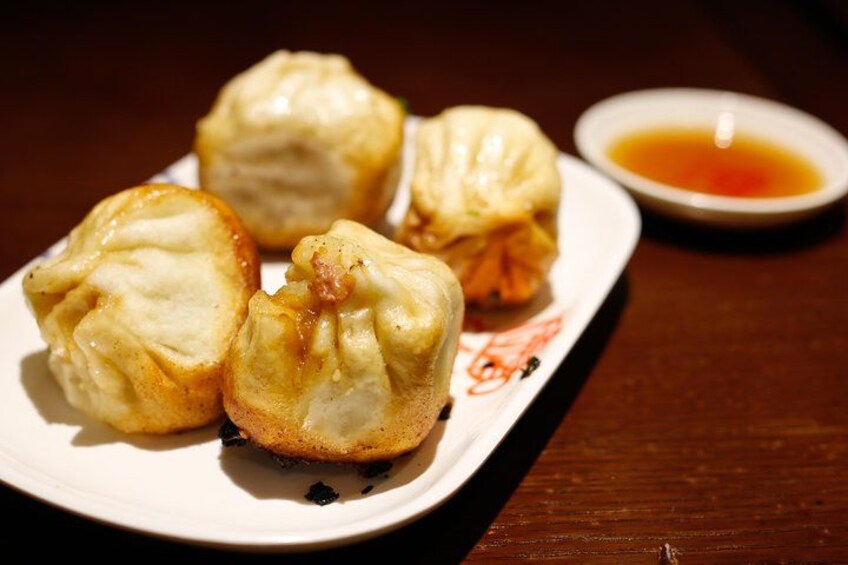 Pan fried dumplings 1