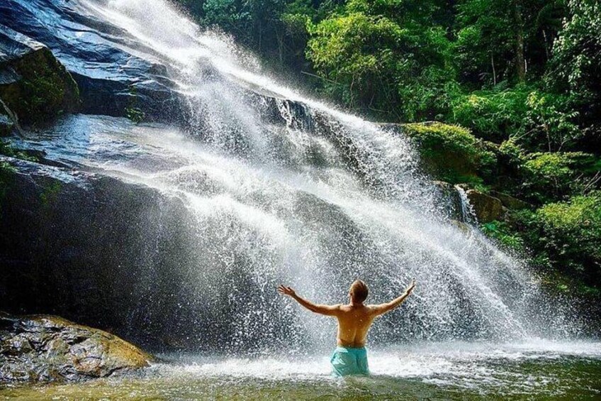 Kanching Falls for a look at the impressive seven-tiered waterfall. 1