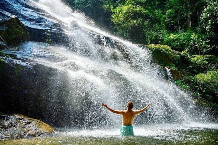 Kanching Falls for a look at the impressive seven-tiered waterfall. 1