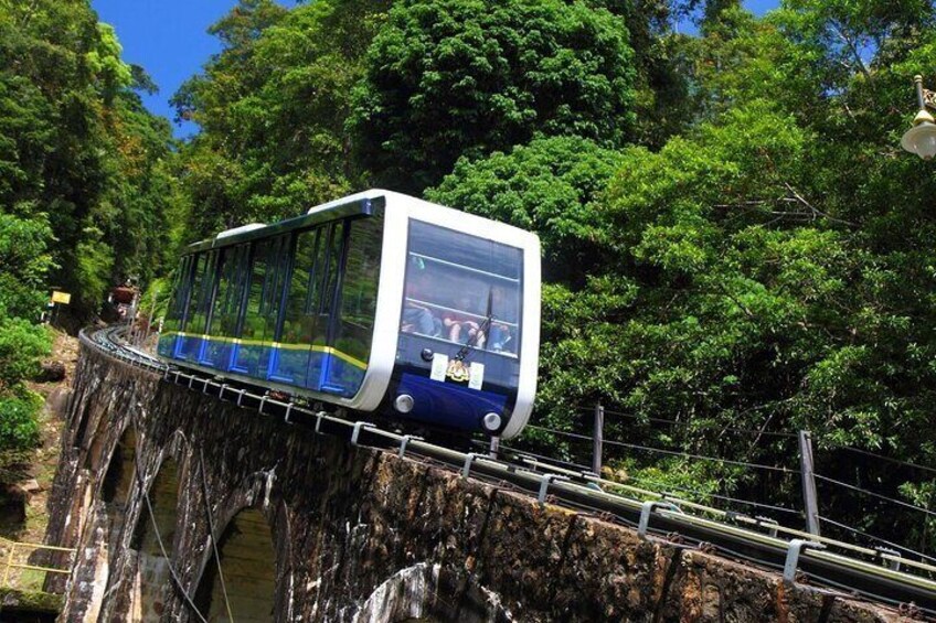 Picturesque funicular train ride to the top of Penang Hill 5