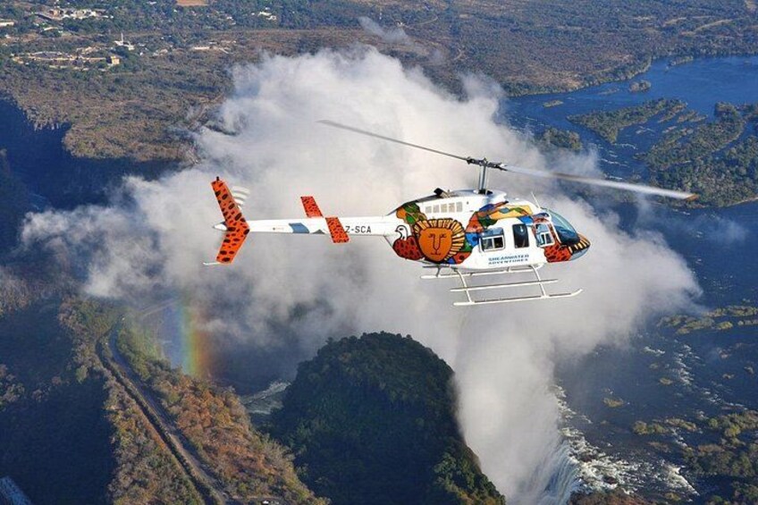 Helicopter Scenic Flight Over Victoria Falls - 13 Minute Flight. 5