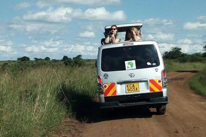 game viewing with open roofed vehicles. 2