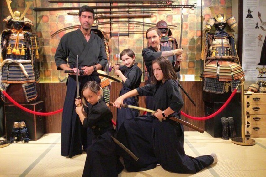 Sword Experience (Family Friendly)at Samurai Ninja Museum Asakusa 1