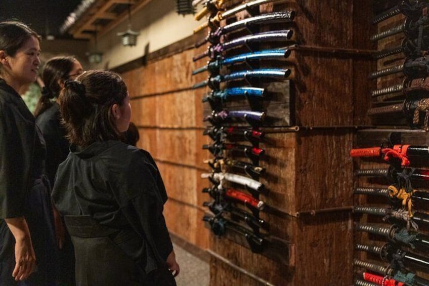 Sword Experience (Family Friendly)at Samurai Ninja Museum Asakusa 2
