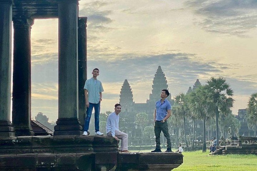 Inside Angkor temple 3