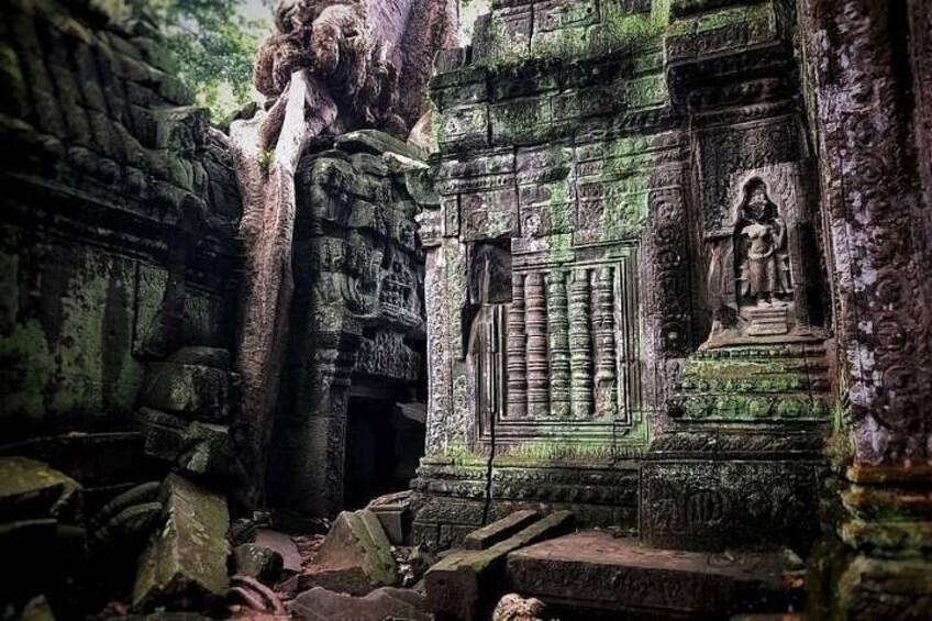 The hidden corner at Ta Prohm temple 2