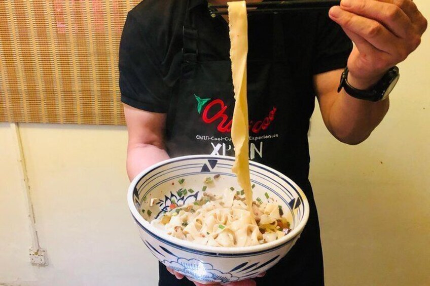 Half-day Biangbiang Noodles with Market visit in Xi'an City 1