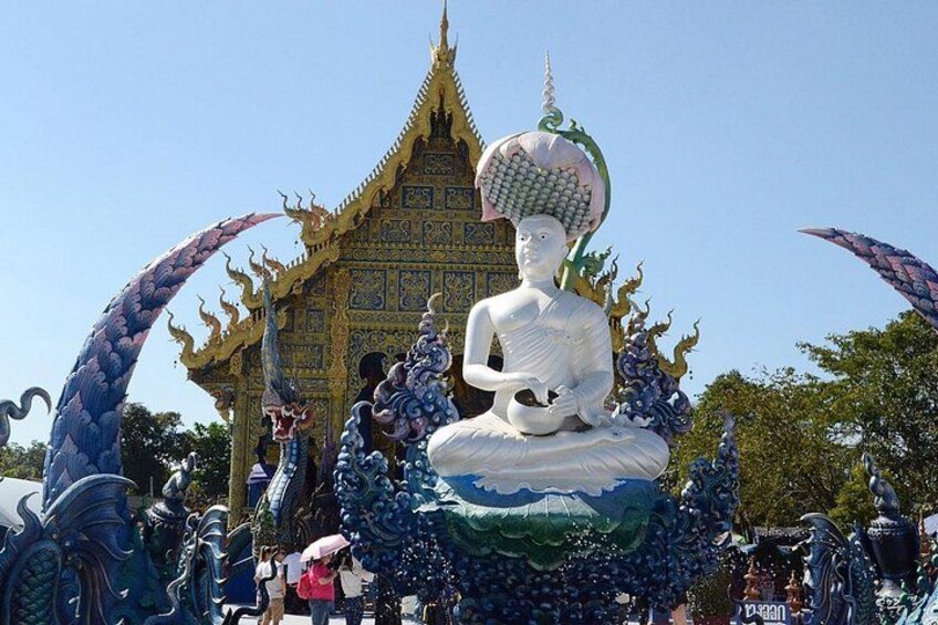 Exclusive Chiangrai White Temple, blue temple, black house. 4