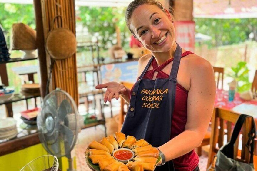 Vegetarian spring roll by Jana from Belgium. 3