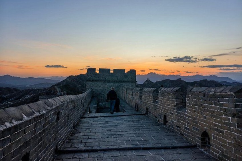 sunset at Jinshanling Great Wall 2