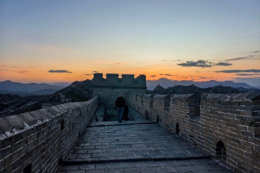 sunset at Jinshanling Great Wall 2