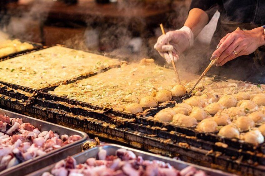 Osaka Local Foodie Walking Tour in Dotonbori and Shinsekai 1