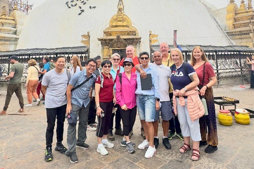 Group at Swyambhunath Stupa 2