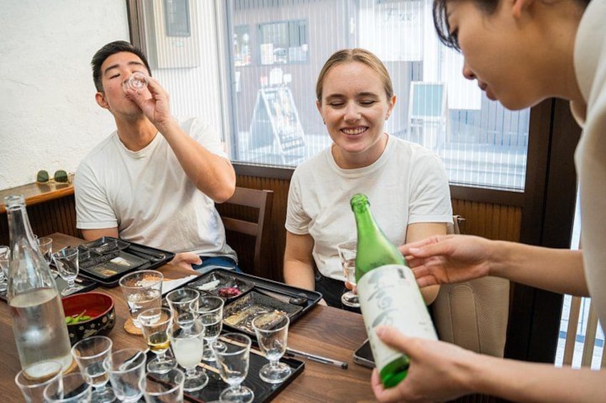 1.5-Hour Kyoto Insider Sake Experience with Tastings & Pairings 1