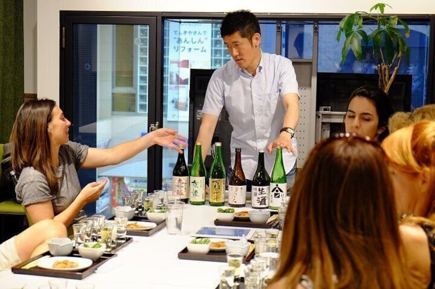 Sake tasting session 3