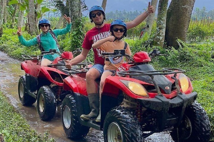 Bali ATV Quad Bike and Water Rafting with Lunch & Transport 4