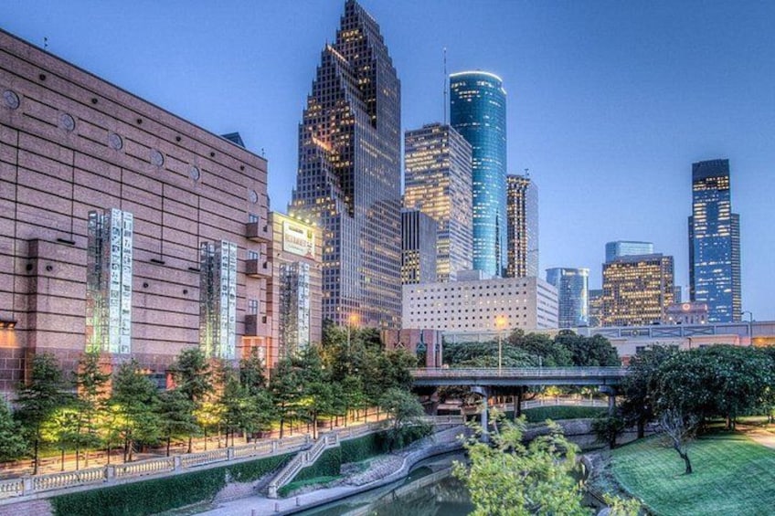 Enjoy views of downtown Houston. 5