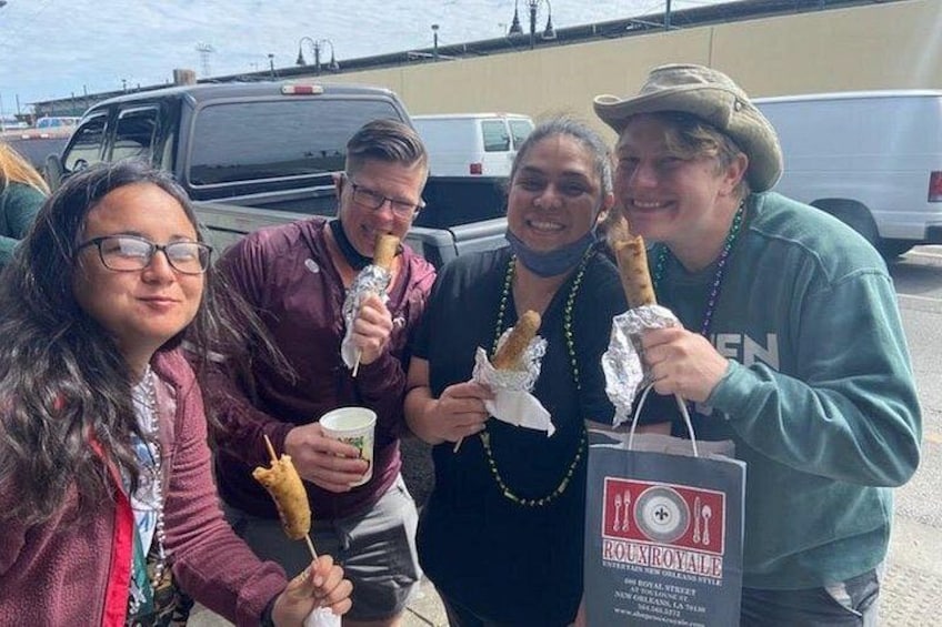 New Orleans Food Walking Tour of the French Quarter with Small-Group Option 5