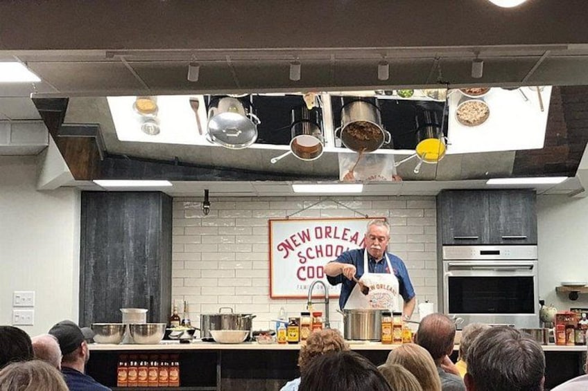 New Orleans Demonstration Cooking Class with Meal 2