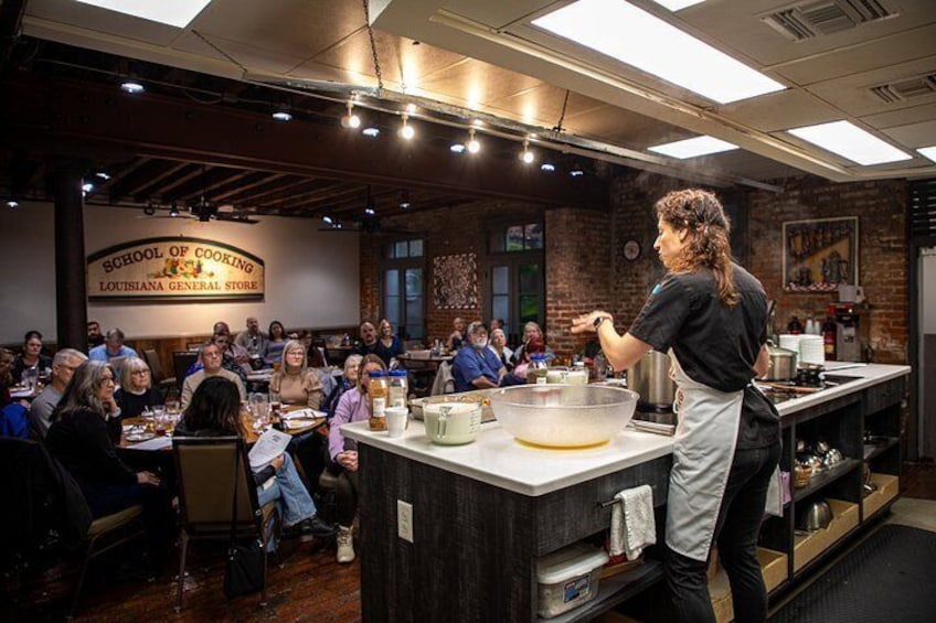 New Orleans Demonstration Cooking Class with Meal 5