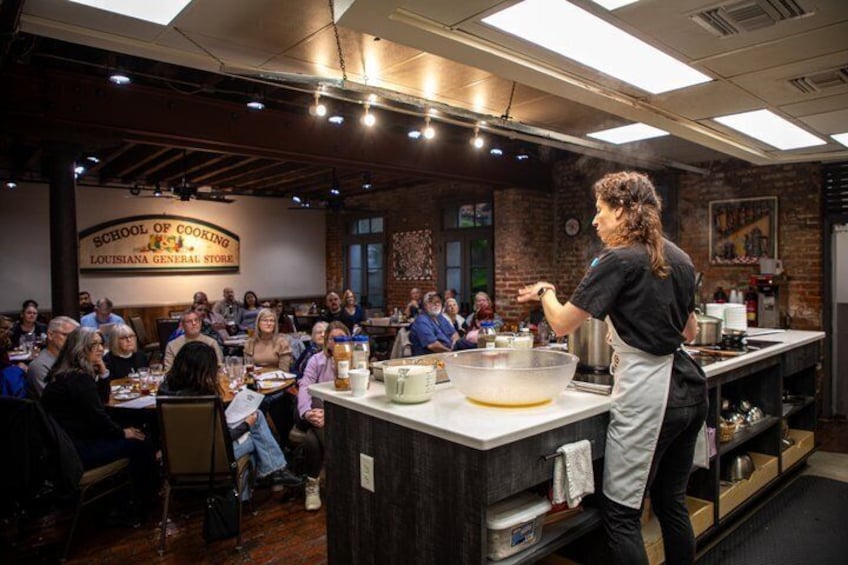 New Orleans Demonstration Cooking Class with Meal 5