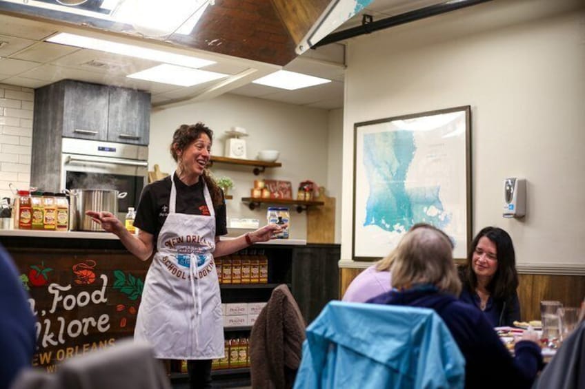 New Orleans Demonstration Cooking Class with Meal 1