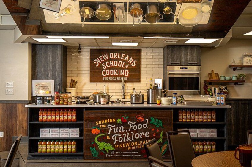 New Orleans Demonstration Cooking Class with Meal 2