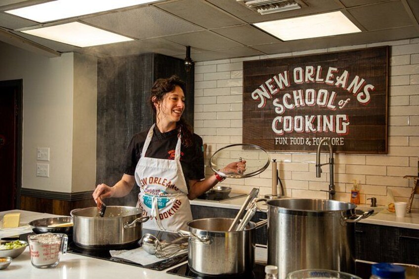 New Orleans Demonstration Cooking Class with Meal 3