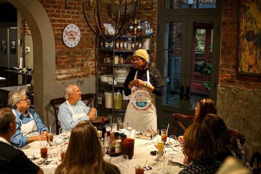 New Orleans Hands-On Cooking Class with Meal 3