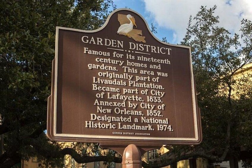 Garden District Plaque 4