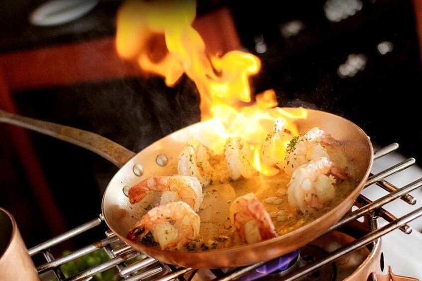 Live flambée at your table side 1