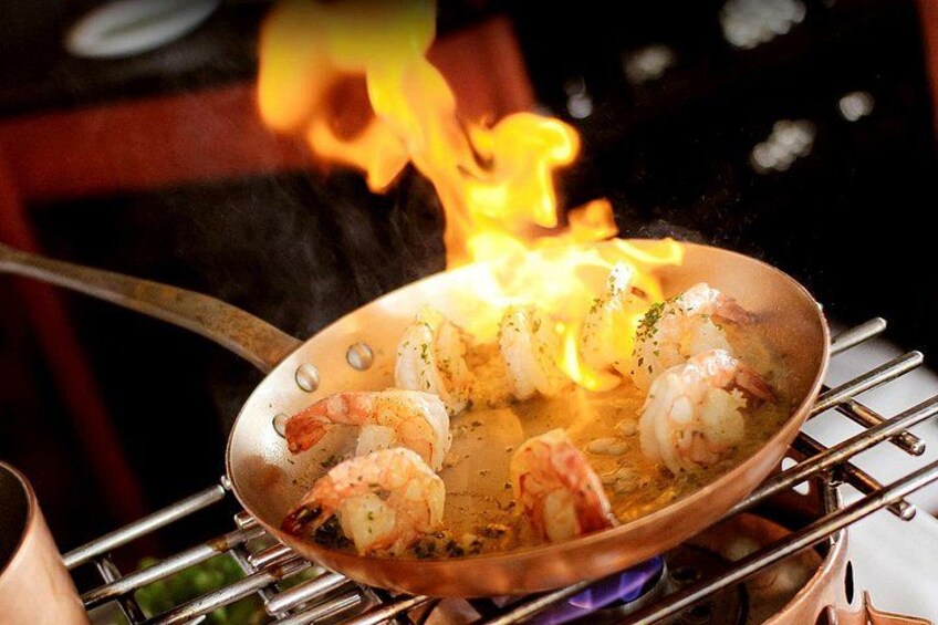 Live flambée at your table side 1