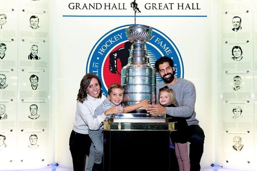 No visit is complete until you've had your photo taken with hockey's Holy Grail. 2