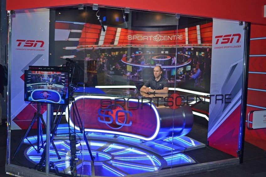 Call the play-by-play and host your own SportsCentre in the TSN Broadcast Zone. 3