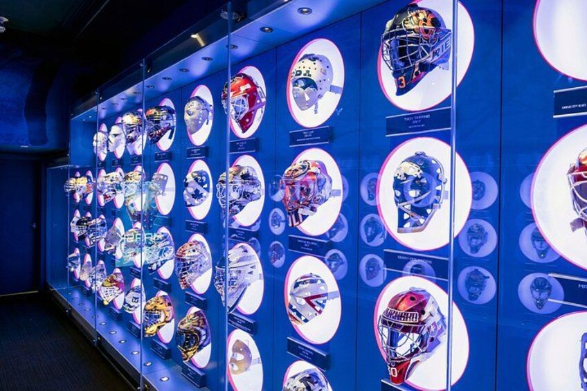 With 90 goalie masks on display, The Mask exhibit is an unparalleled tribute to puckstoppers past and present. 2