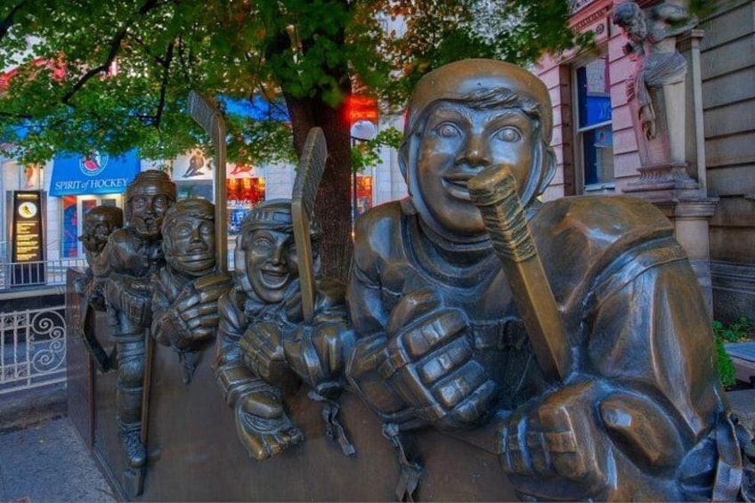 In front of the Hockey Hall of Fame stands a 17-foot ‘Our Game’ statue that has become one of the most photographed landmarks in Toronto. 2