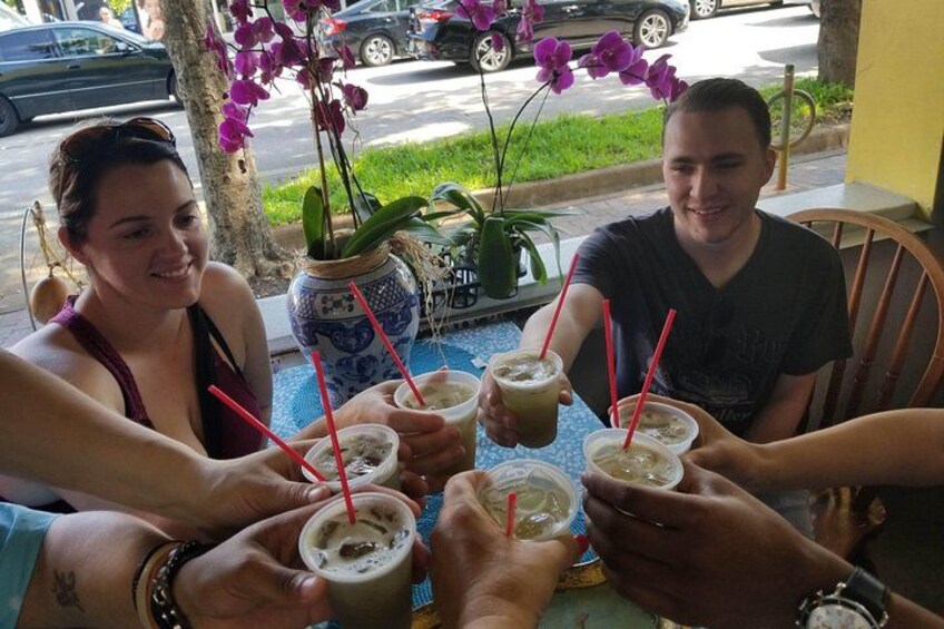 Fresh pressed tropical fruit drink 2